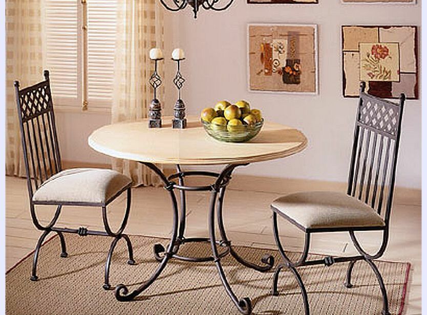 кованый обеденные стол и стул комплект