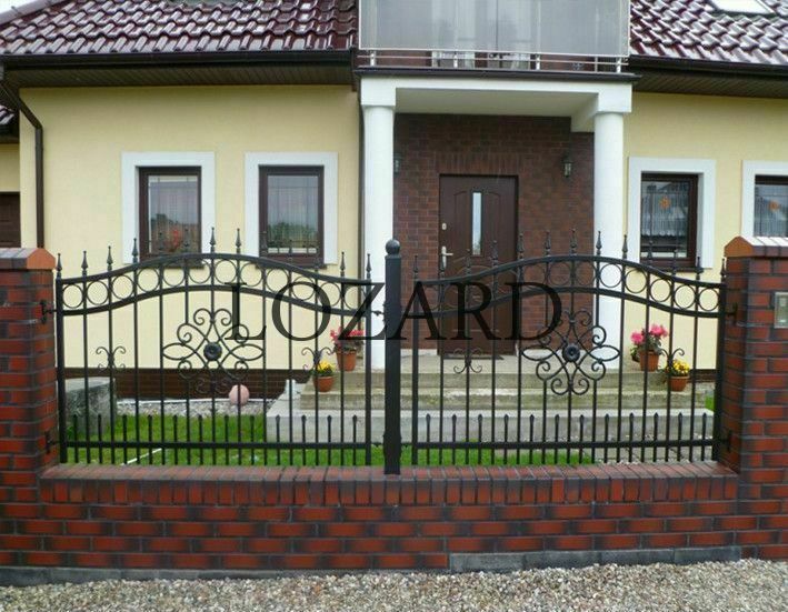 Прозрачный кованый забор Прозрачный кованый забор