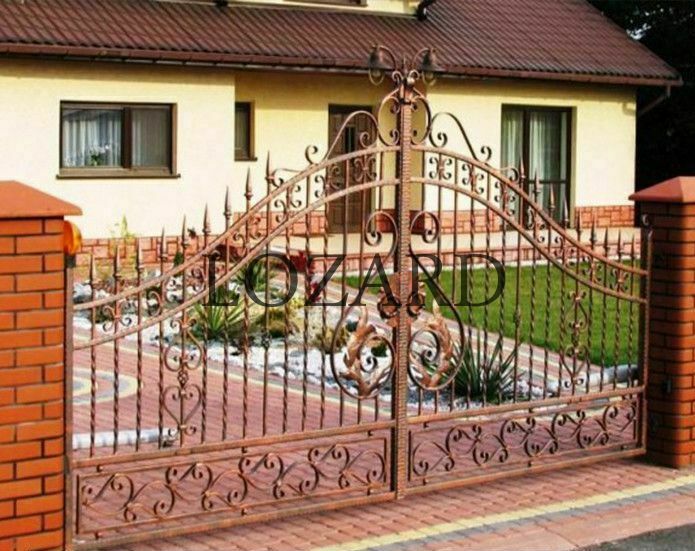 металлические Ворота ручной ковки металлические Ворота ручной ковки