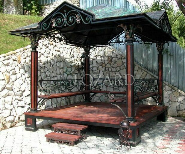 купить беседку кованую
