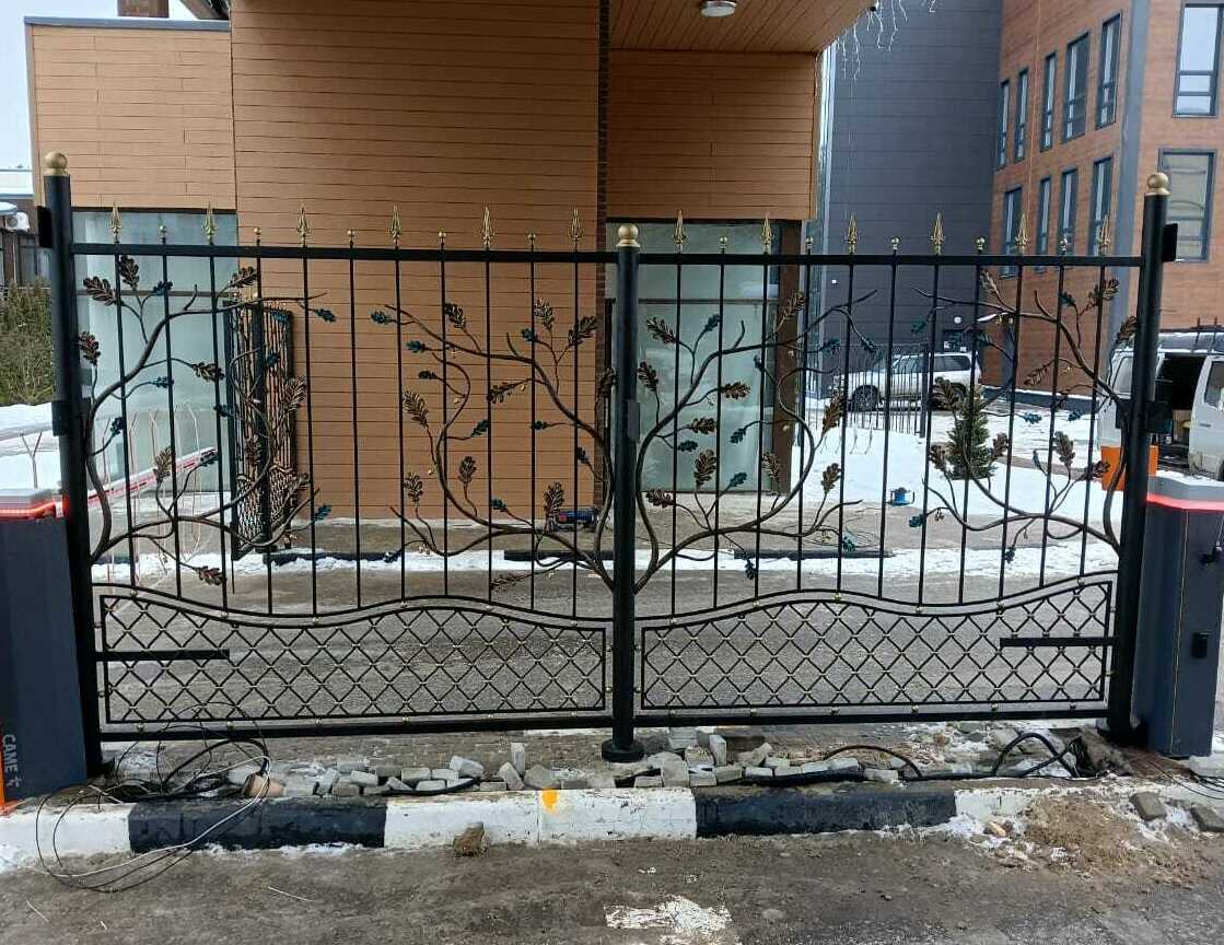 кованый забор