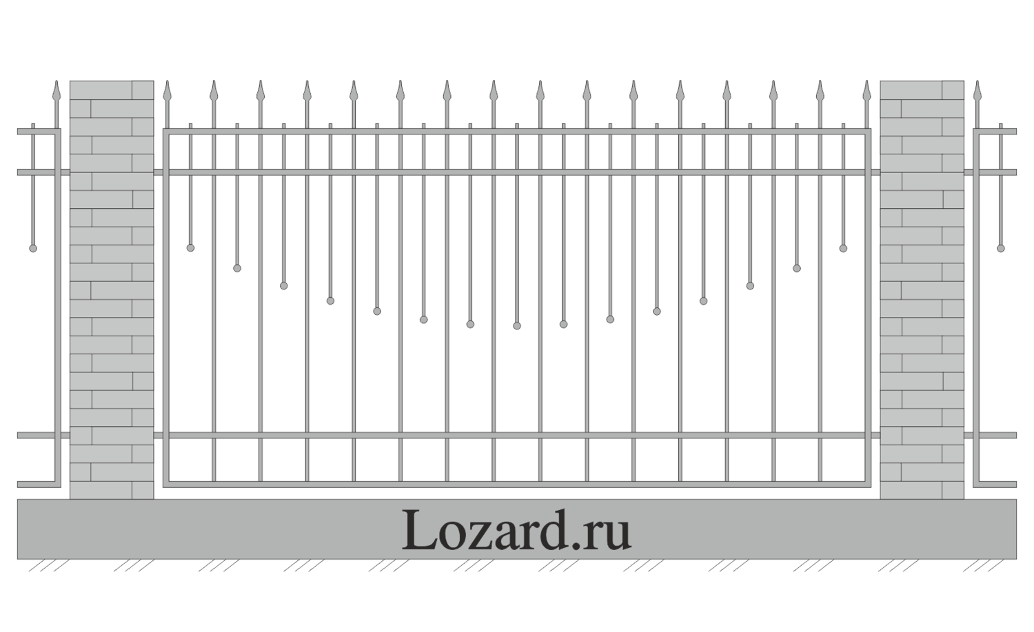 купить кованый забор