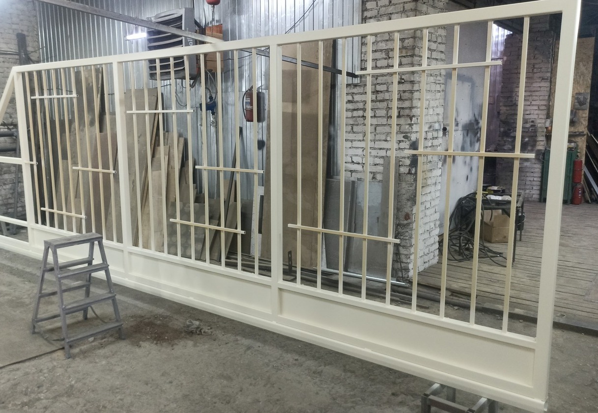 ворота лазерная резка