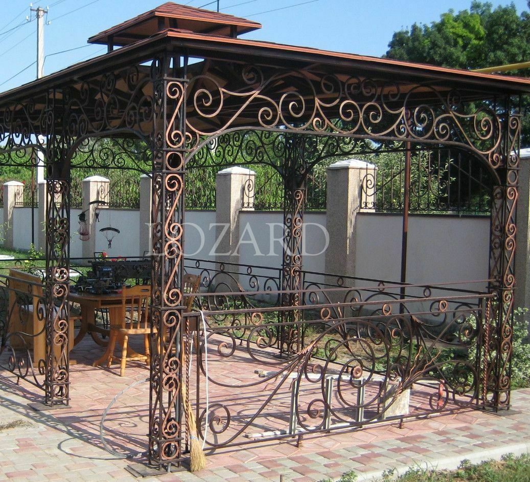 кованые беседки для дачи