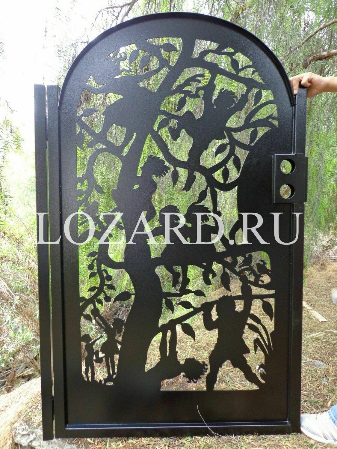 кованые калитки для частного дома