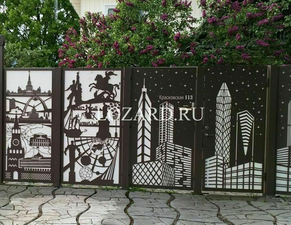 забор лазерная резка