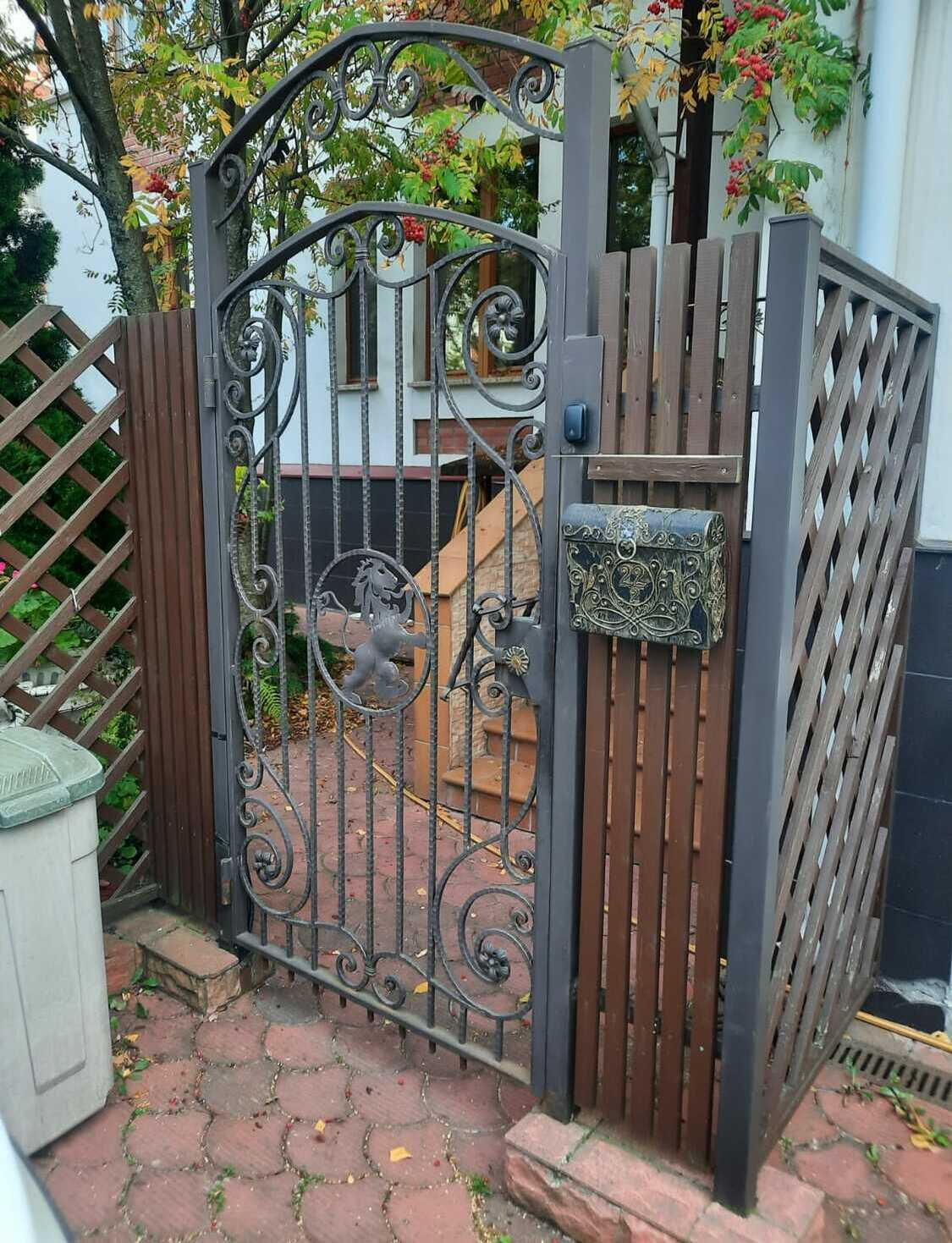 кованые калитки для частного дома