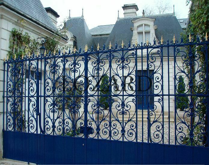 кованые ворота фото