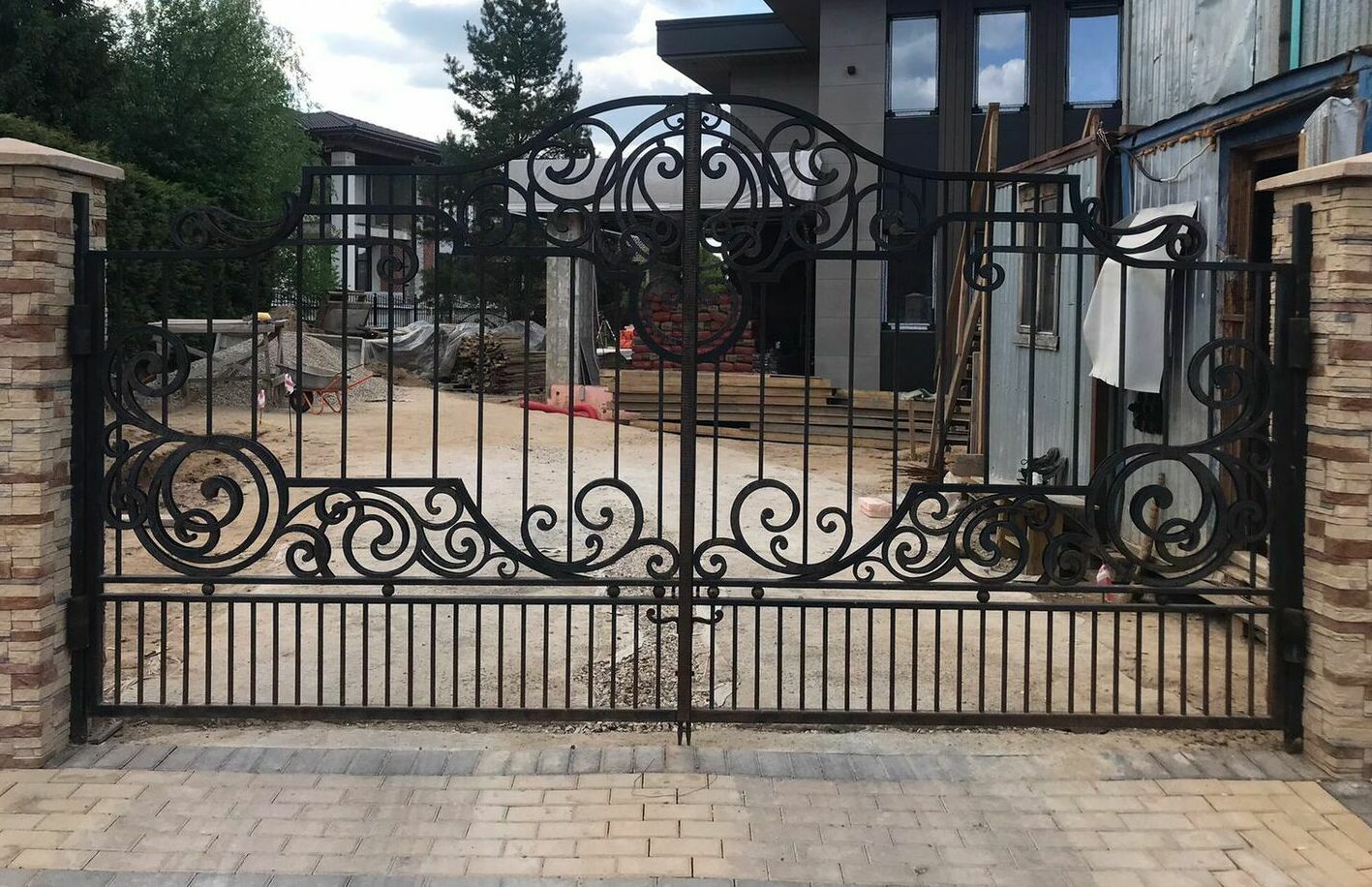 кованые ворота