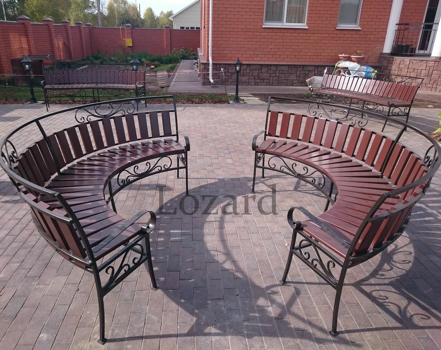кованые скамейки
