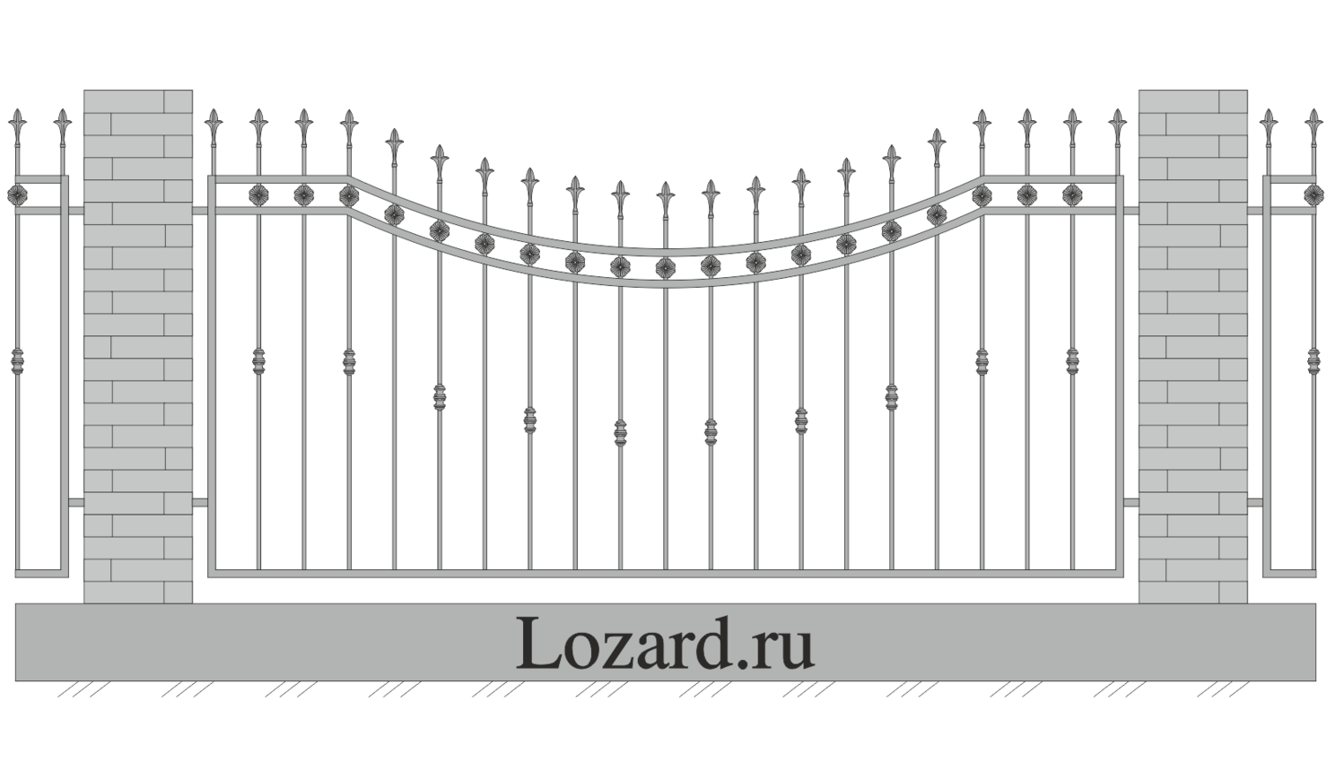 кованые заборы цена