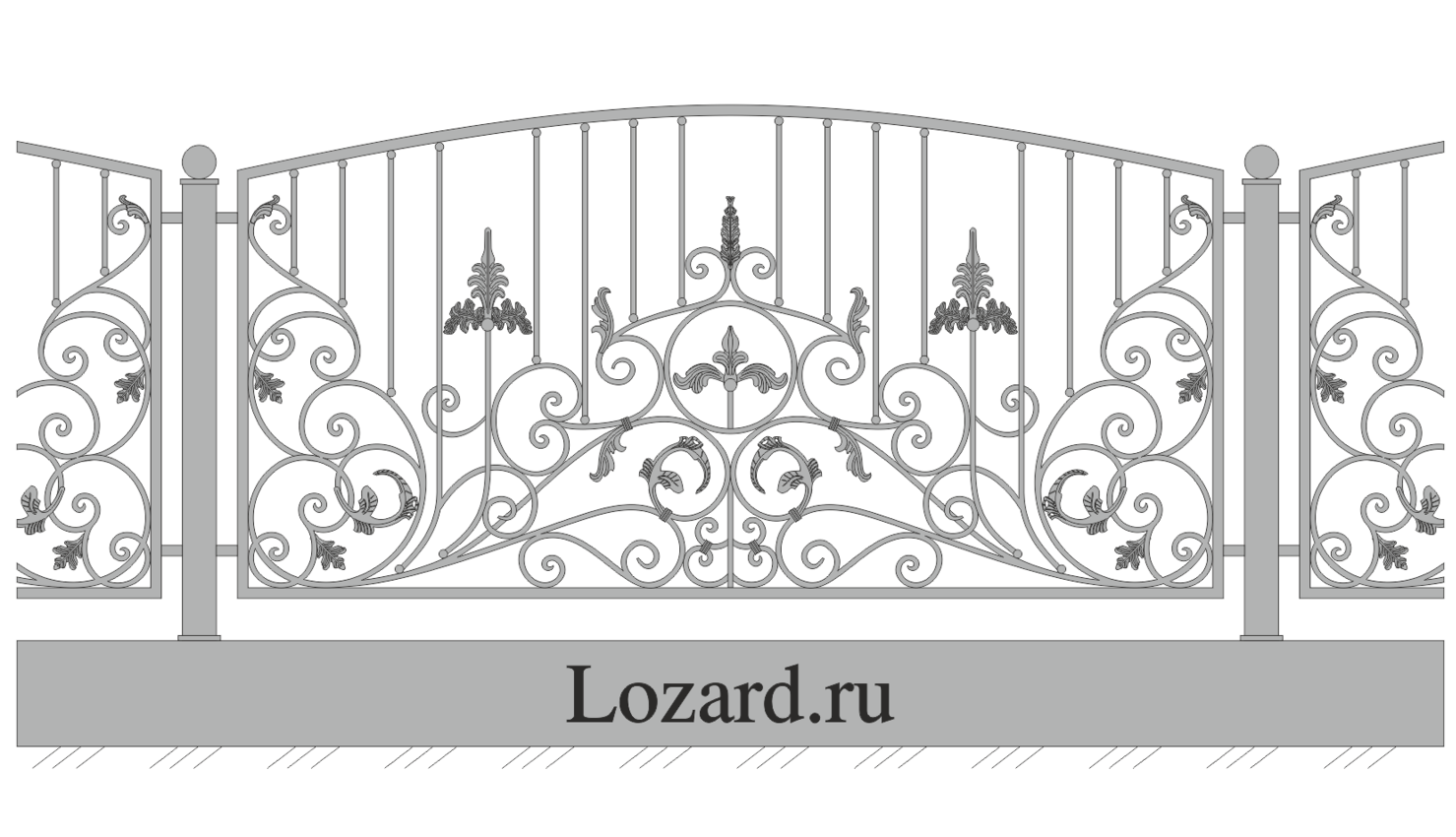 кованые заборы цена