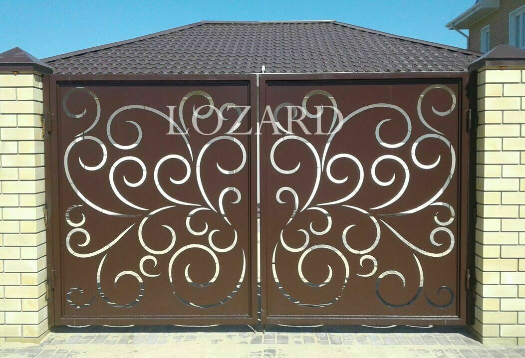 ворота лазерная резка