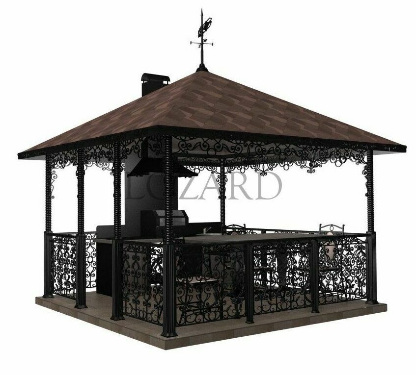 купить беседку кованую