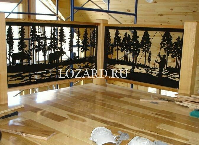 кованые перила для лестницы