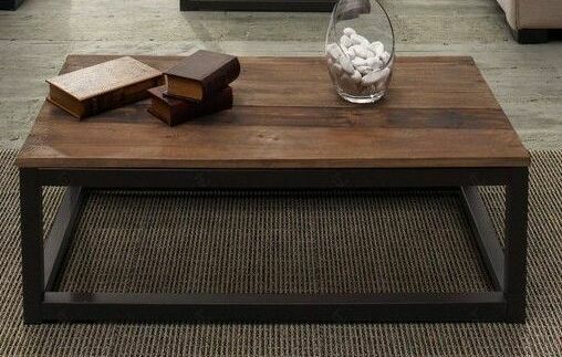 журнальный столик в стиле лофт