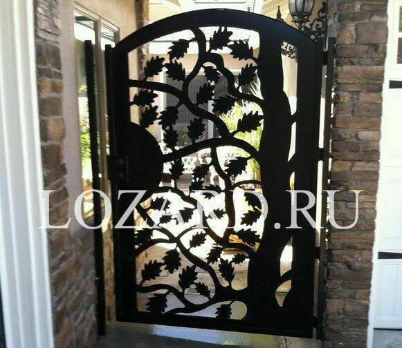 калитка  металлическая фото