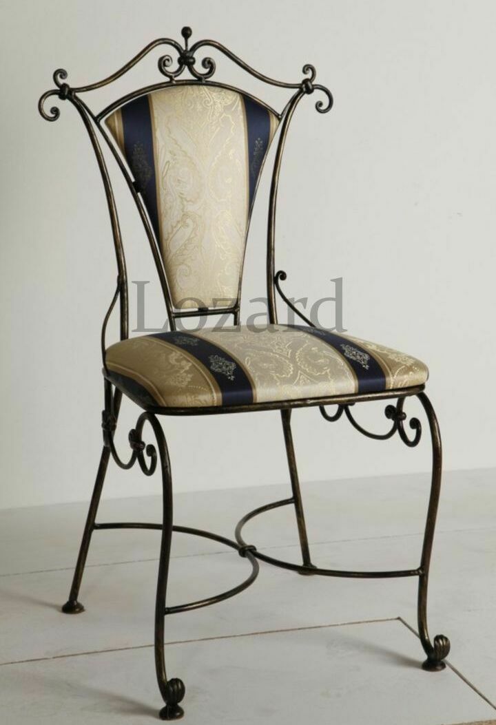 Кованый декорированный стул