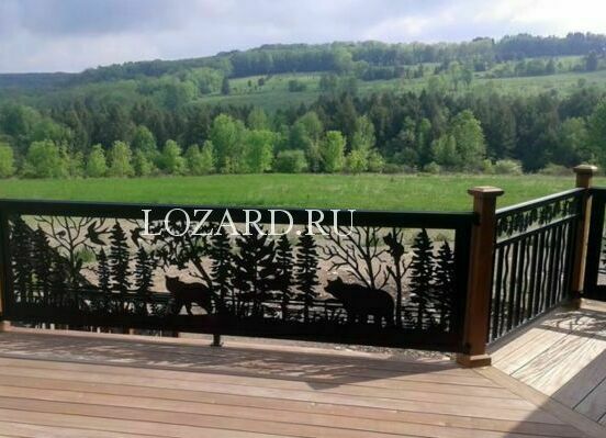 металлические перила для лестниц