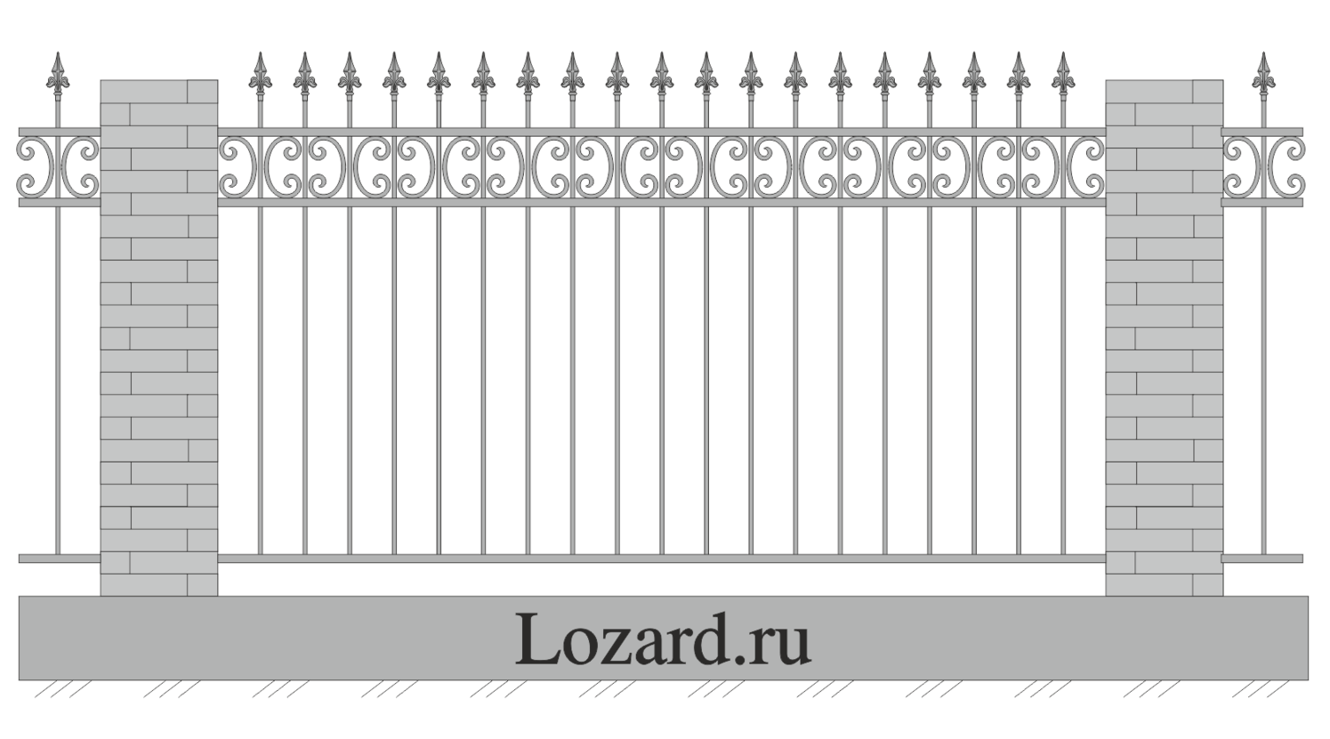 купить кованый забор