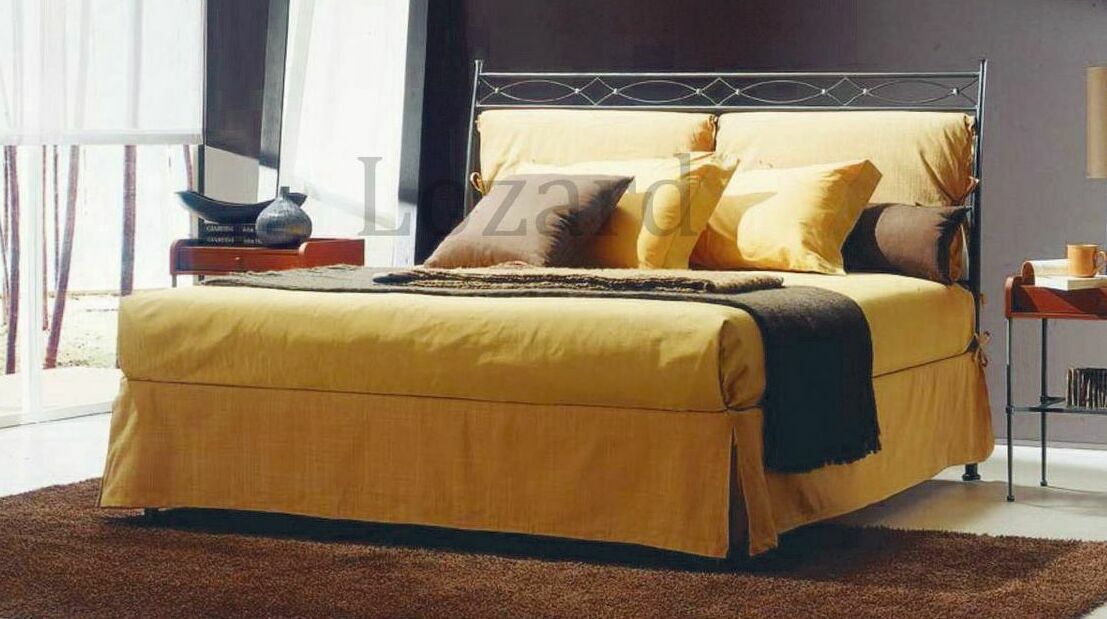 кровать двуспальная с элементами ковки кровать двуспальная с элементами ковки