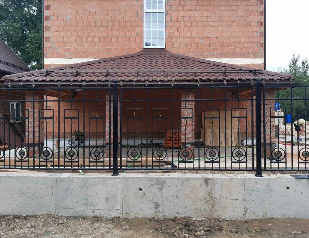 кованый забор