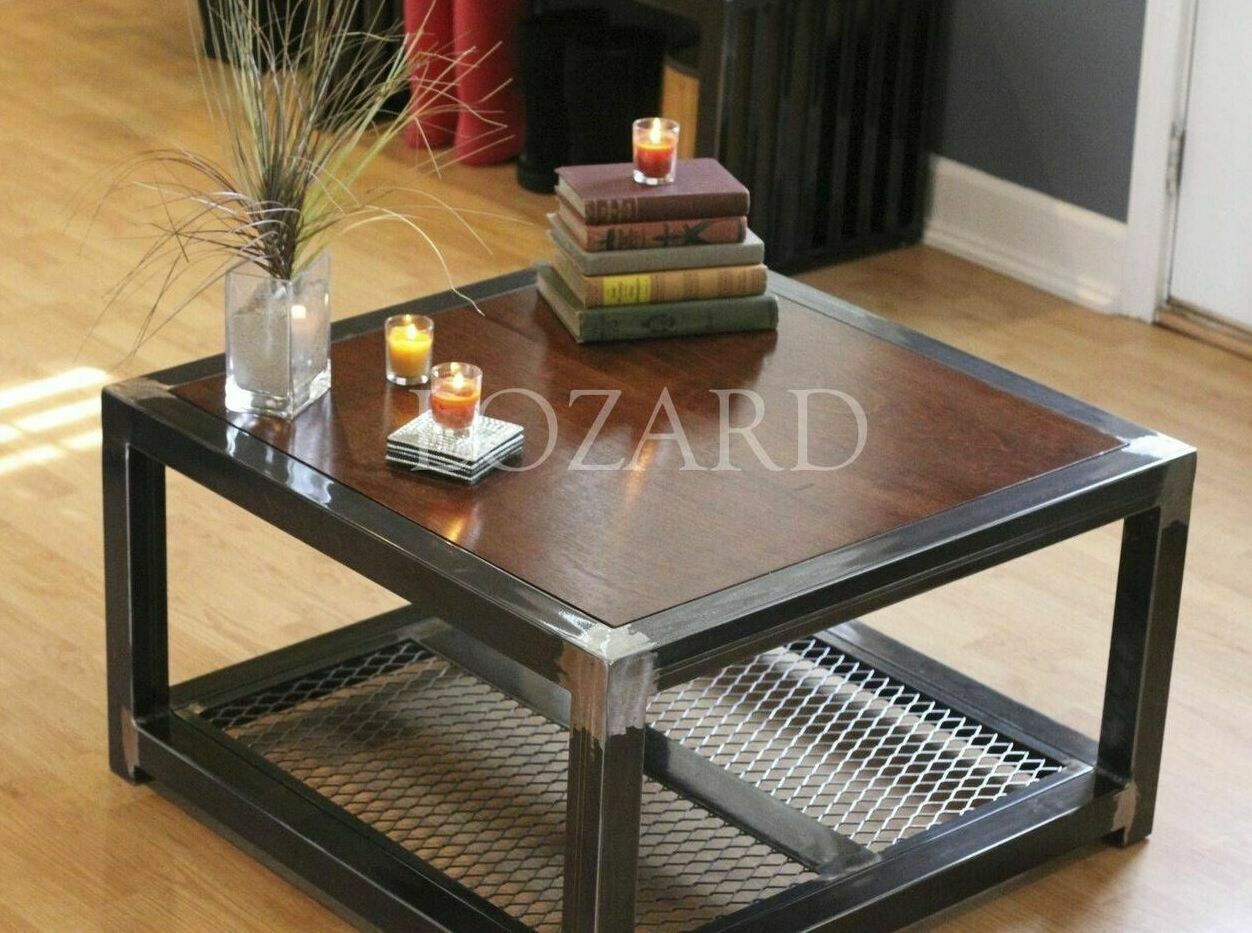 журнальный столик в стиле лофт