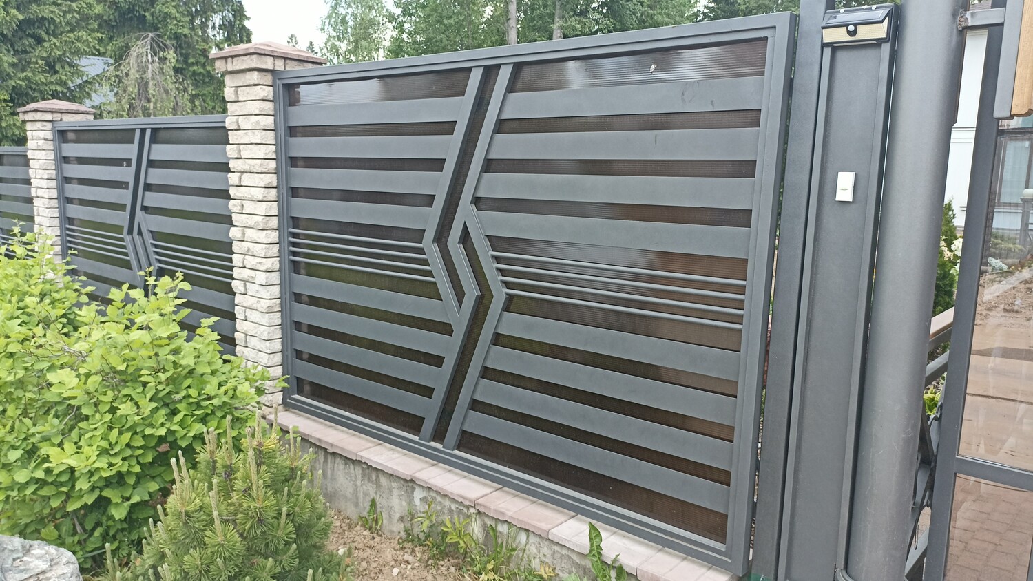 металлический забор