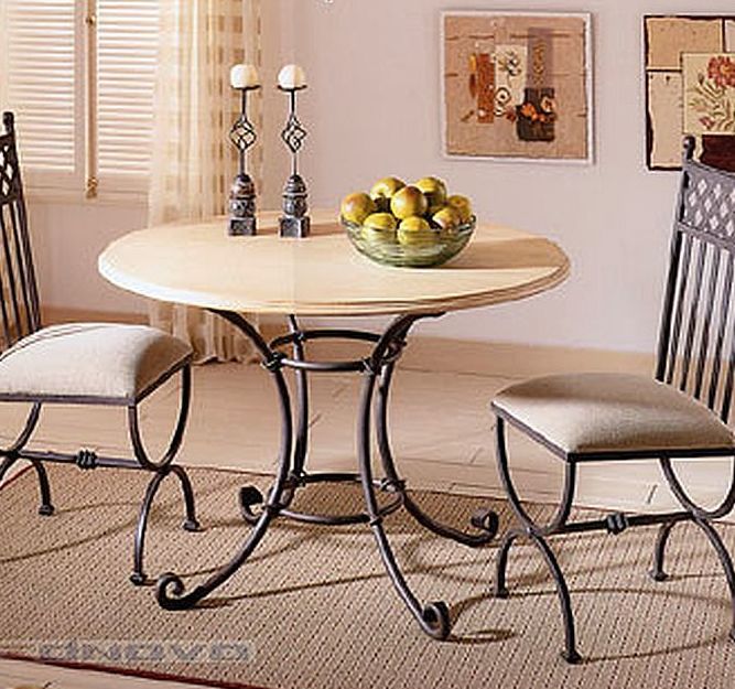 кованый обеденные стол и стул комплект